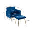Chaise d'appoint avec accoudoirs et dossier réglables-91933822