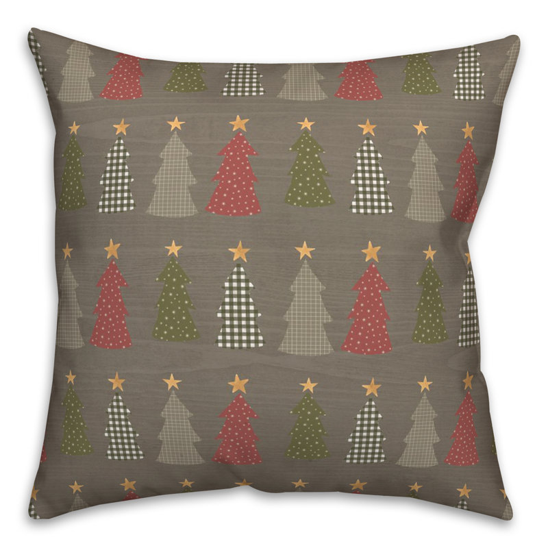  Coussin Floral, Gris