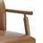 Nekita Faux Leather Accent Arm Chair