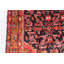 Tapis bleu en laine noué à la main rouge 4 po 11 po x 8 po 2 po