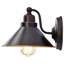Luminaire de grange bronze cendré / cuivre à 1 lumière à intensité variable de style Mission Tillar