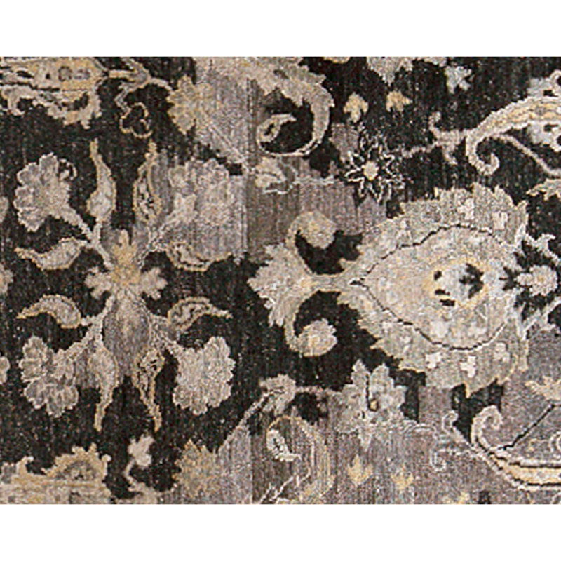 Tapis rectangulaire noué à la main