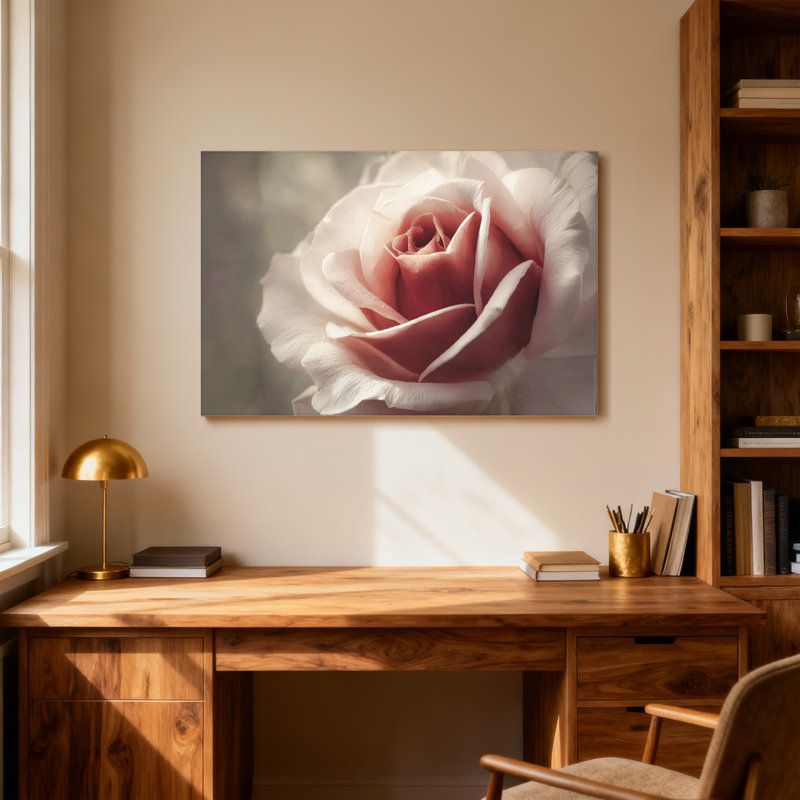 Plantes et fleurs, rose doux, gros plan, art floral Z25122408424094461, H 28 po x l 40 po