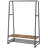  Knittle Clothing Rack with 2 Shelves and 6 Hooks