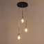 Luminaire suspendu en grappe à 3 lumières Cillin