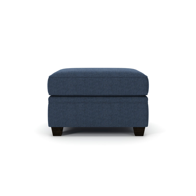 Weston Upholstered Ottoman, Drusky Navy