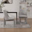 Ensemble de deux chaises d'appoint Minimalist, confortables et élégantes pour diverses pièces-1818206846