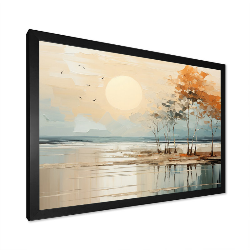 Minimalisme voilier Rhythms II - Bateau à voile, art mural, H 16 po x l 32 po x P 1 po, Cadre simple noir