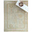 Wentworth-Sutton Hand Knotted Wool Oriental Area Rug in Black-1392326277
