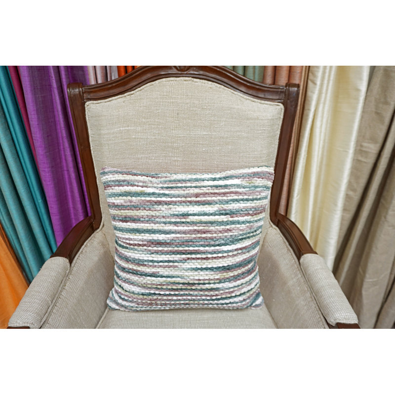 Cotton Blend Throw Pillow