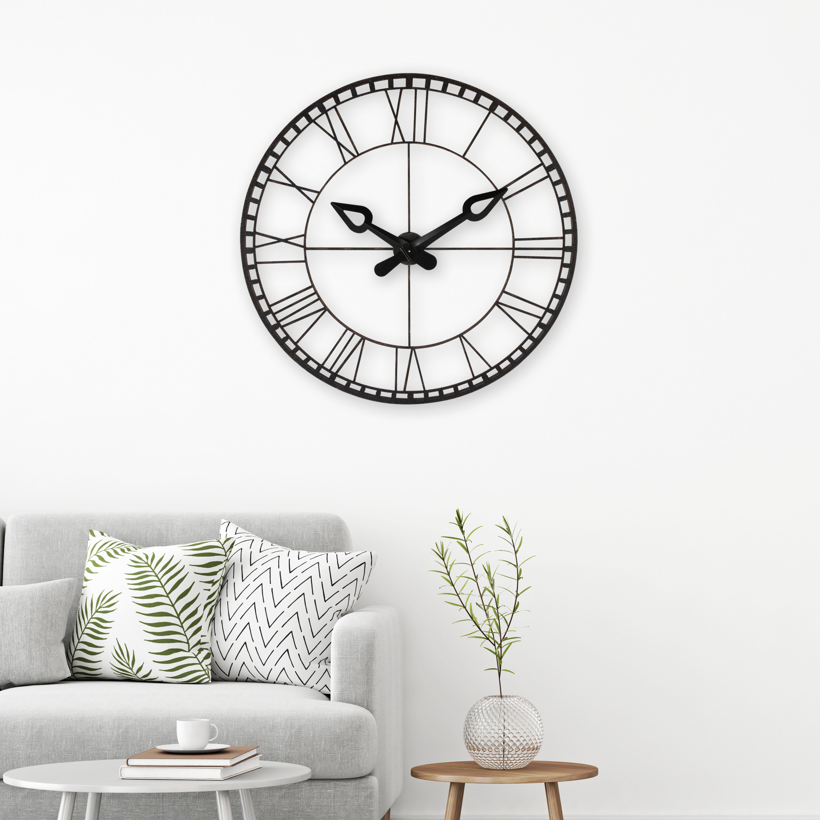 Zentique Metal Wall Clock | Wayfair