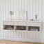 Ensemble de 2 tables de chevet murales avec tablette ouverte-1375109383