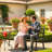 Alvah Stainless Steel Garden Bench