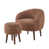 Dark Brown Faux Fur selected