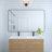Leyat Modern Rectangle Metal Frame Wall Mirror for Bathroom-1133631097-1133631055