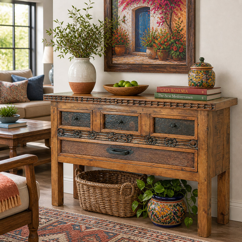 Ryzer 47'' Solid Wood Sideboard