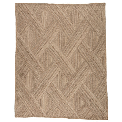 Dawes Natural Trellis Beige Area Rug (5'X8')