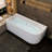 67" x 30" Freestanding Soaking Acrylic Bathtub