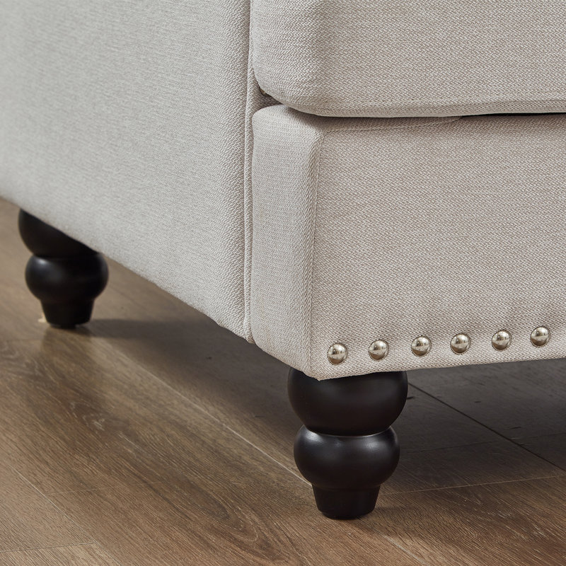 Canapé en tissu Classic Design, Beige