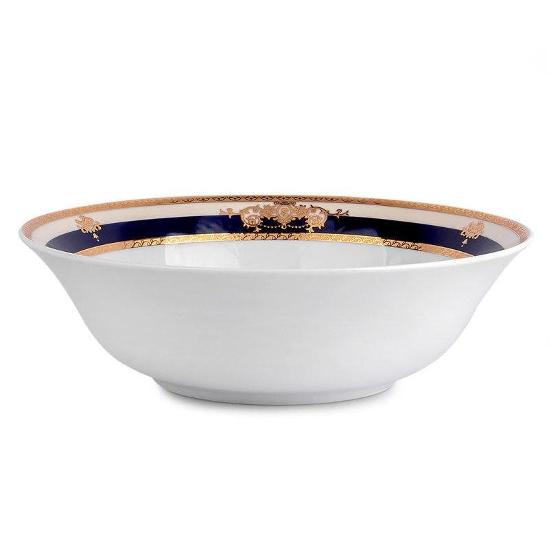 Bol régate en porcelaine bohémienne 9,8 po