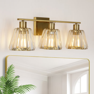 Luminaire pour meuble-lavabo inspiré de cristal Radiant