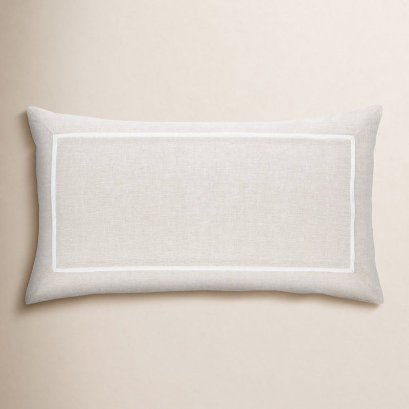 Keaton Linen Sham, King, Natural