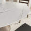 Table de salle à manger moderne en pierre brillante avec piédestal en bois massif pour 4/6/8/10-654570419-654570418
