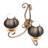 Phillipe Steel Candle Wall Light