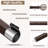 Leaf Wood Grain 1" Single Curtain Rod,Walnut Wood-White,36-120"-2117236549-2117236546
