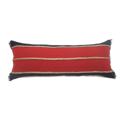 14" X 36" 100% Cotton Zippered Pillow