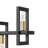 Paier 5-Light Black Linear Pendant for Kitchen Island Dining Table