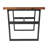 Walden 72" Wide Industrial Rustic Farmhouse Solid Wood Dining Table