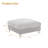 Seemab 39.8" W Upholstered Square Corduroy Ottoman with Solid Wood Legs-99538311