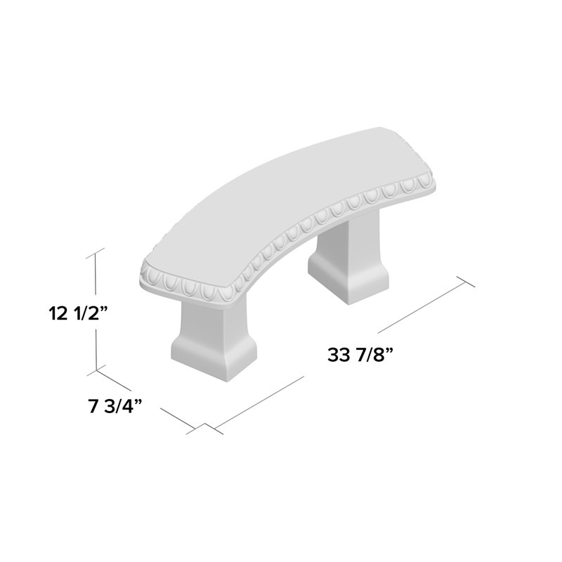 Banc de jardin Wachusett, Granite