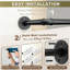 186cm Adjustable Wall Mounted Clothes Rack