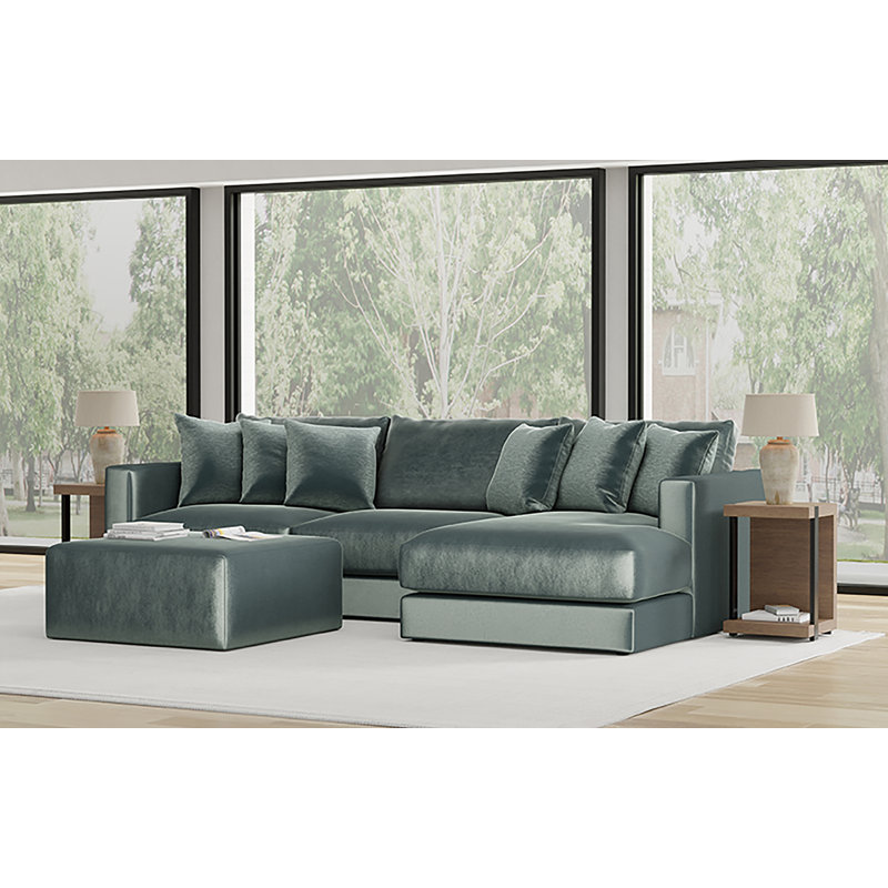 Rondale Three Piece Chofa With Matching Ottoman