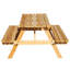 Chagford 4 - Person Wood Patio Dining Set with Rectangular Table