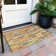 Machine Washable Indoor/Outdoor Christain ACN1317 Orange Rug