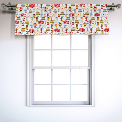 Sateen Ruffled Window Valance