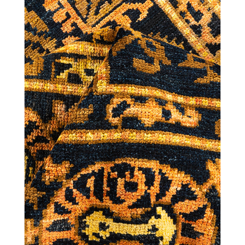 Contemporary One-of-a-Kind 6' 5" X 8' 10" Hand Knotted Area Rug