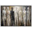 Œuvres abstraites, diverses images de connexion humaine, impression sur toile encadrée-126031981-126031986