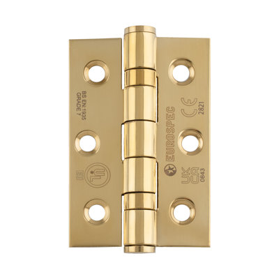 7.6cm H x 5.1cm W Butt Bearing Pair Door Hinges