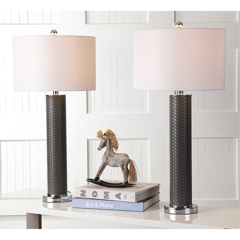 Ensemble de lampe de table Ingertha, Gris