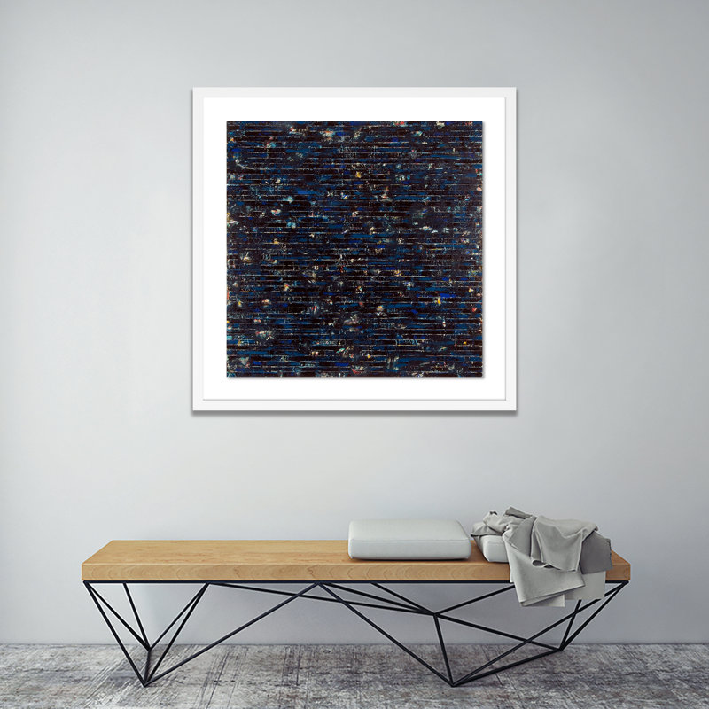 Currents Print by Brad Ellis, White