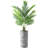 Artificial Tree In Planter, Fake Areca Tropical Palm Silk Tree Home Decoration (Plant Pot Plus Tree)-505245986-521802713
