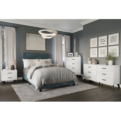 Pravesh Corduroy 4-pieces Bedroom Set
