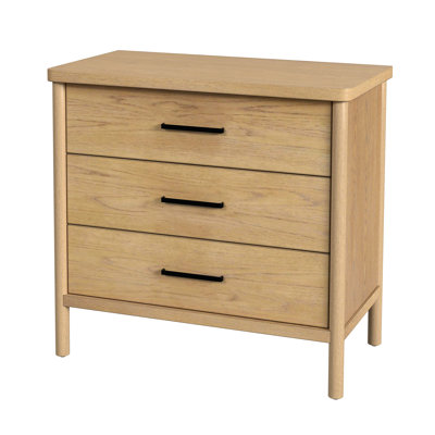 Commode 3 tiroirs l 34 po Hall
