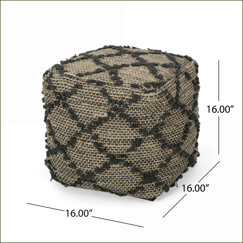 Repose-pieds de repose-pieds gris anthracite polyvalent 16 x 16 x 16 | Gris anthracite | Tissu