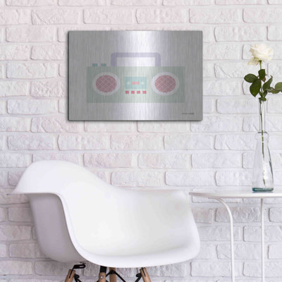 «Boombox» par Ann Kelle Designs, art mural en métal