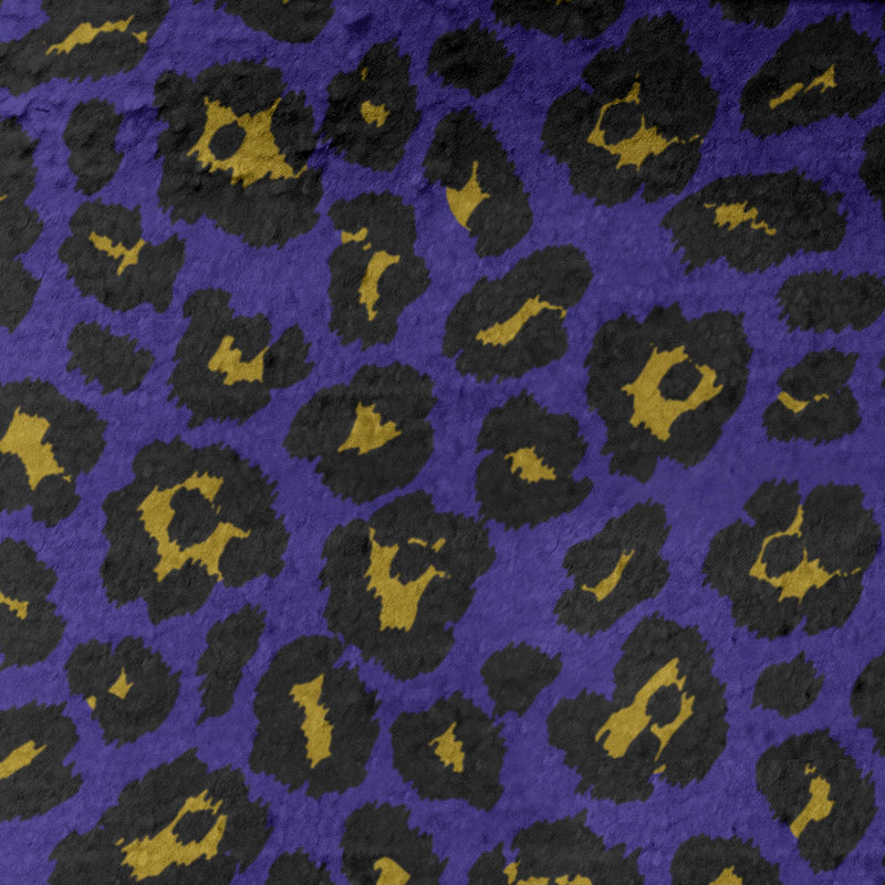 Lucida Bath Towel, Microfiber, Purple/Metallic Gold/Black